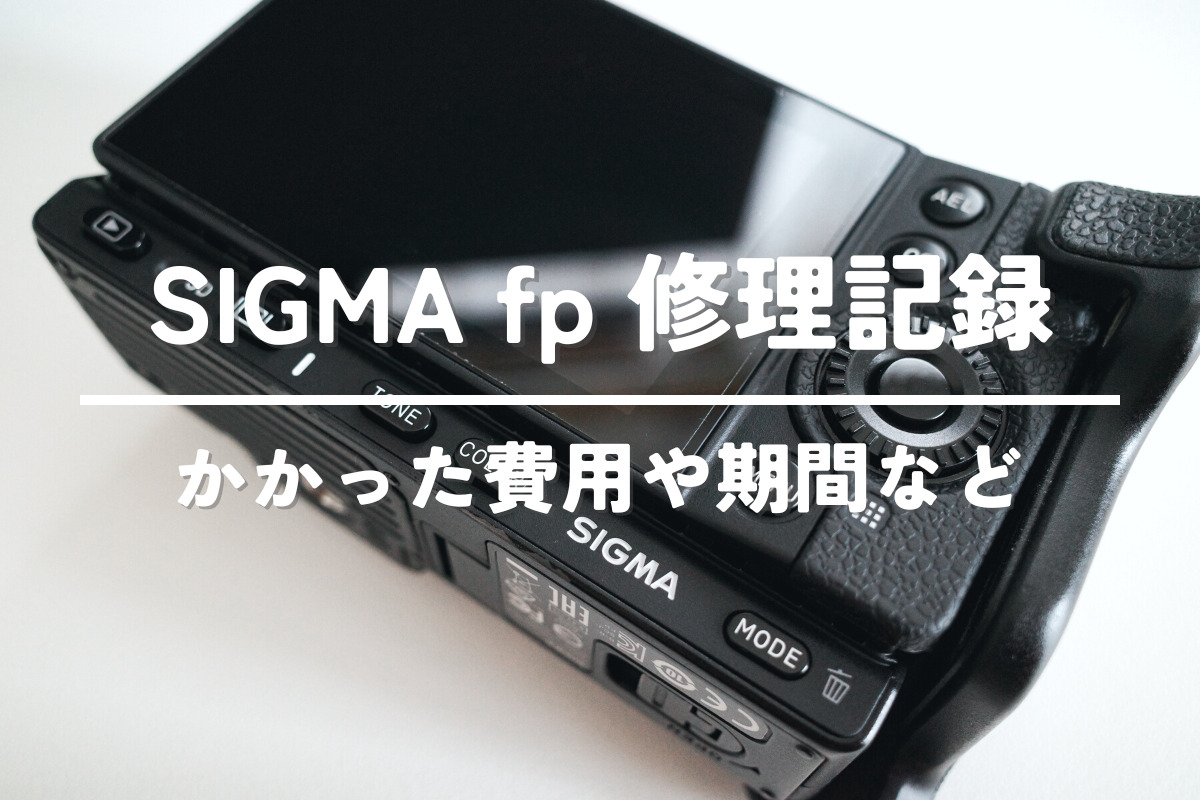 SIGMA fp修理記録
